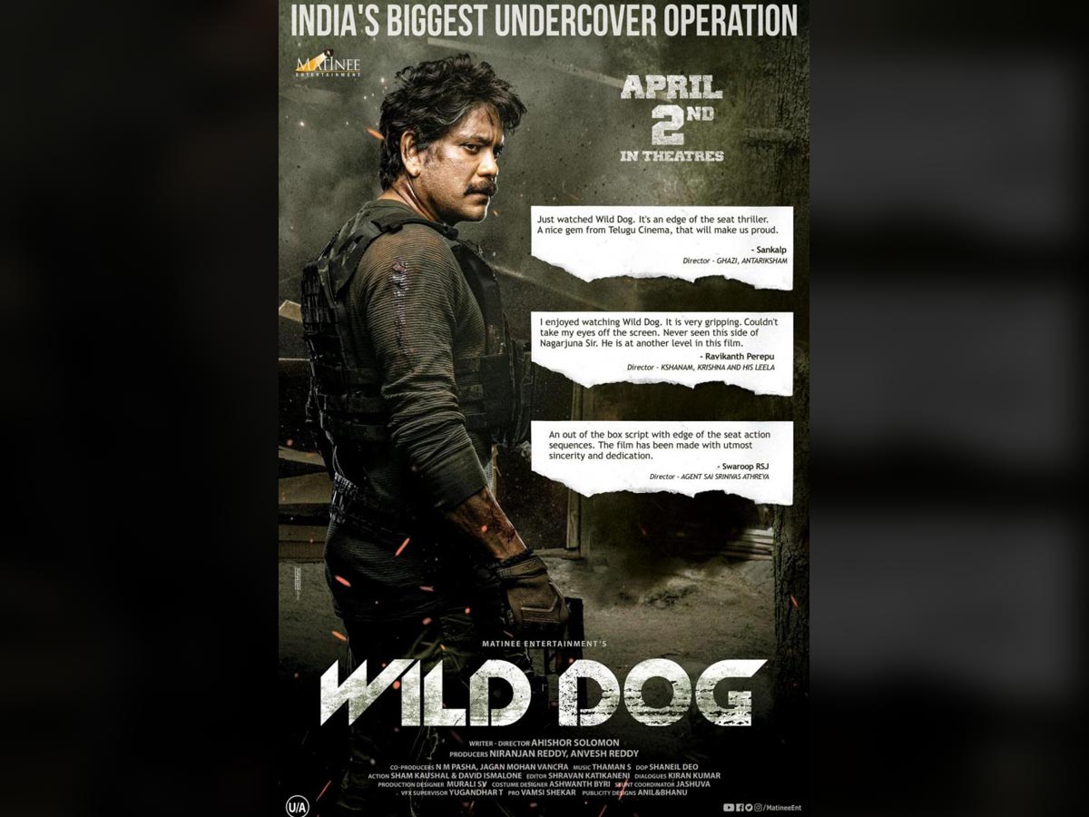 Nagarjuna Wild Dog First Review out