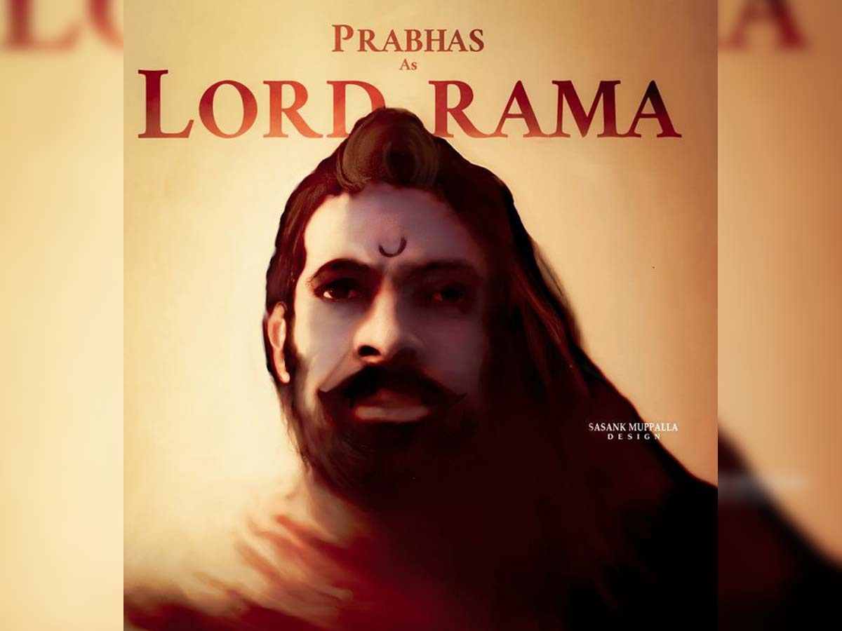 Prabhas look as Lord Rama: Fan made poster