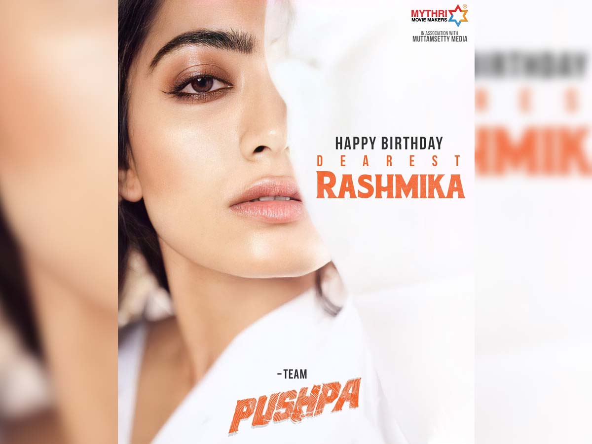 Rashmika Mandanna birthday poster from Pushpa, fans fire