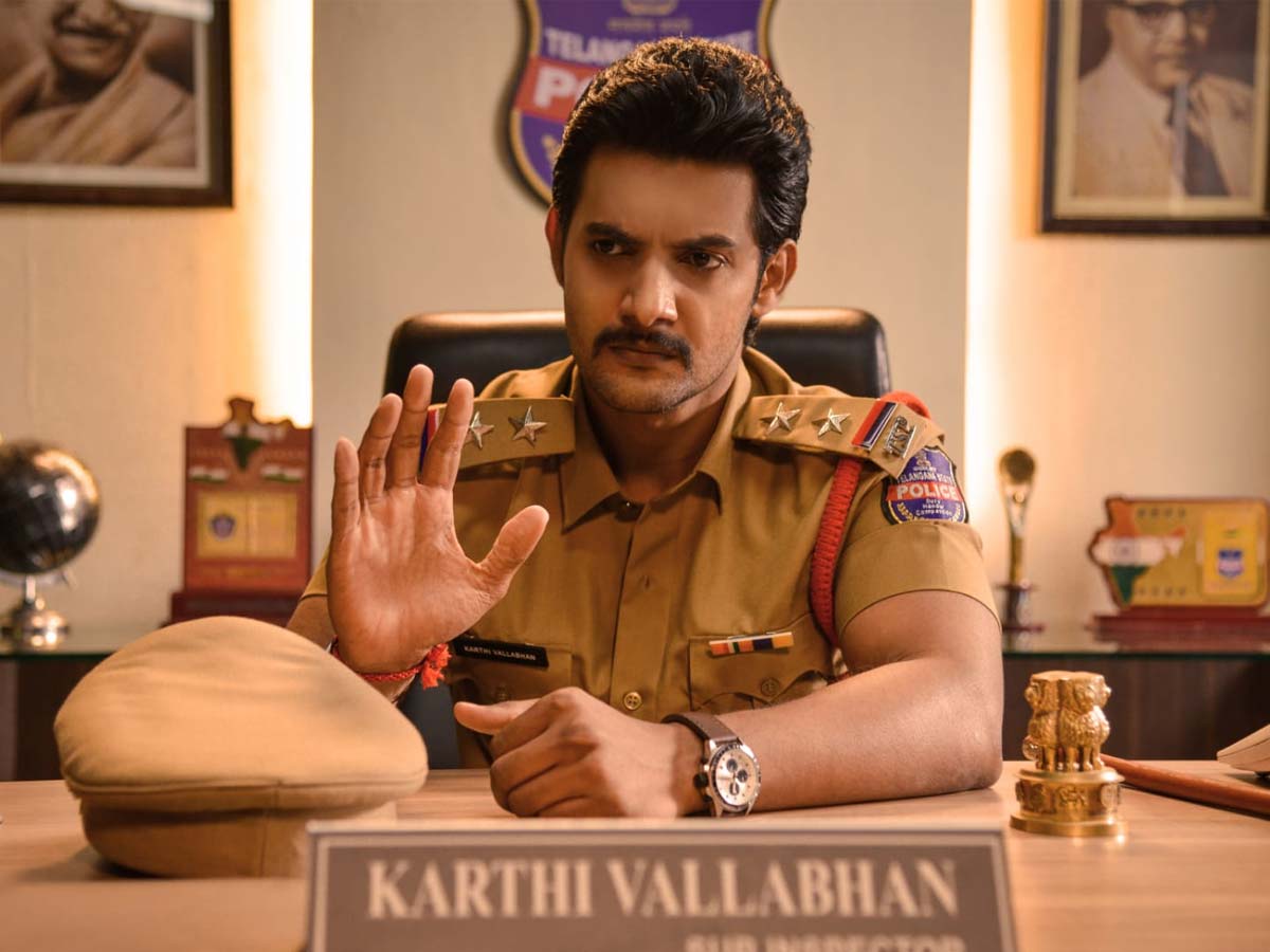 Aadi Sai Kumar:  A Powerful cop Karthi Vallabhan in Amaran in The City