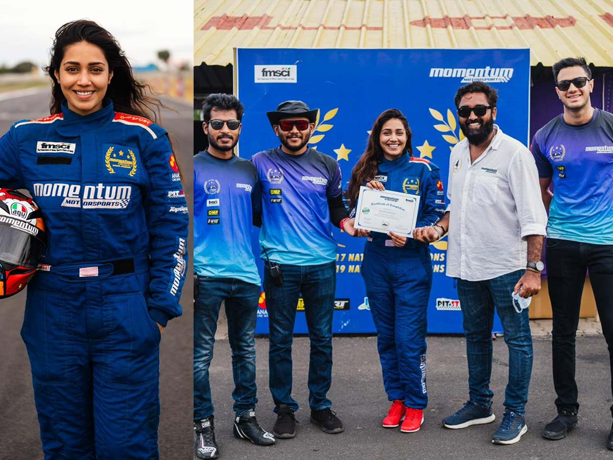 Nivetha Pethuraj becomes a certified Formula car racer