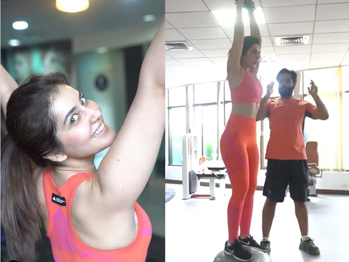Raashi Khanna work out in gym