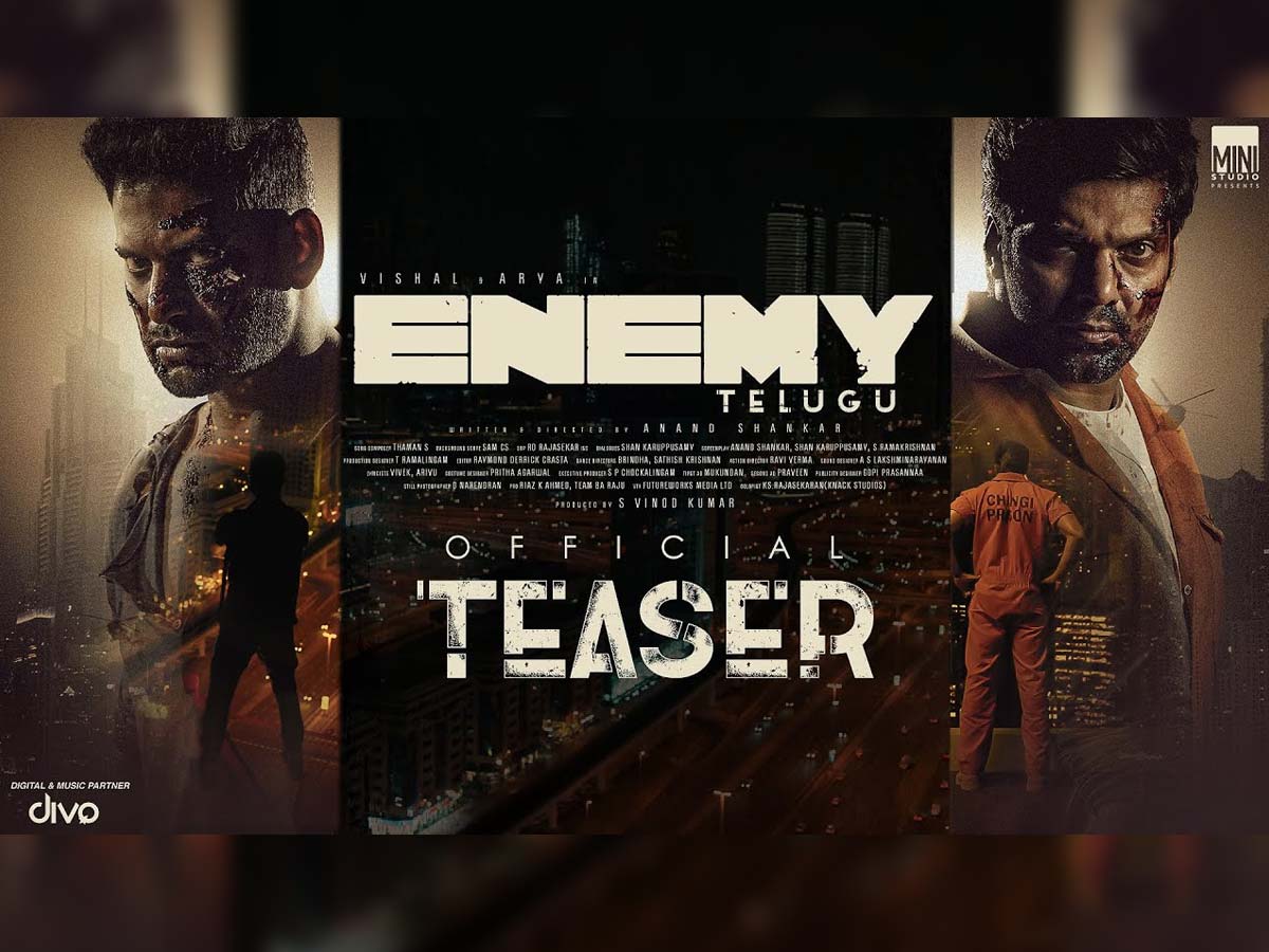 Vishal and Arya Enemy teaser review
