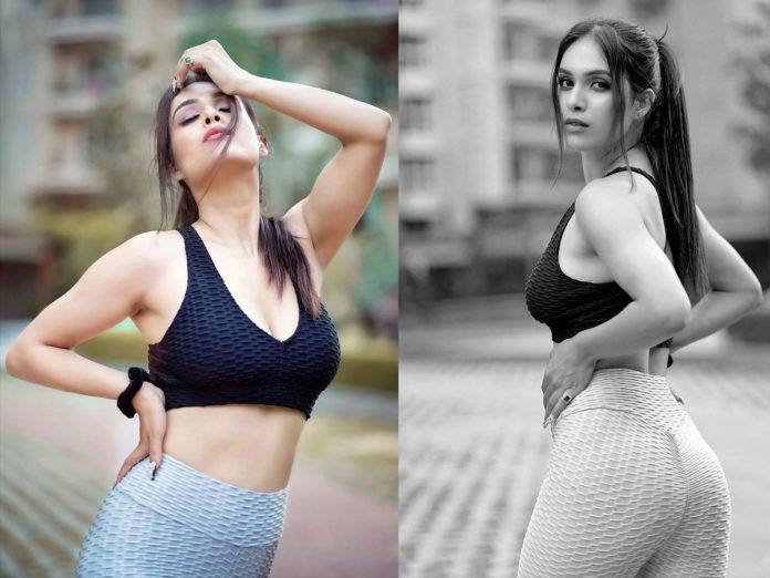Neha Malik is Sultry Poses In Gym