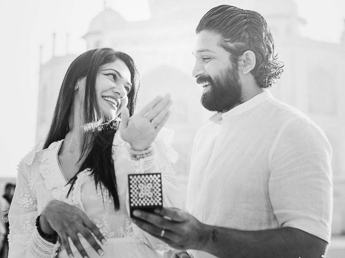 Allu Arjun birthday wishes to his most special person Sneha