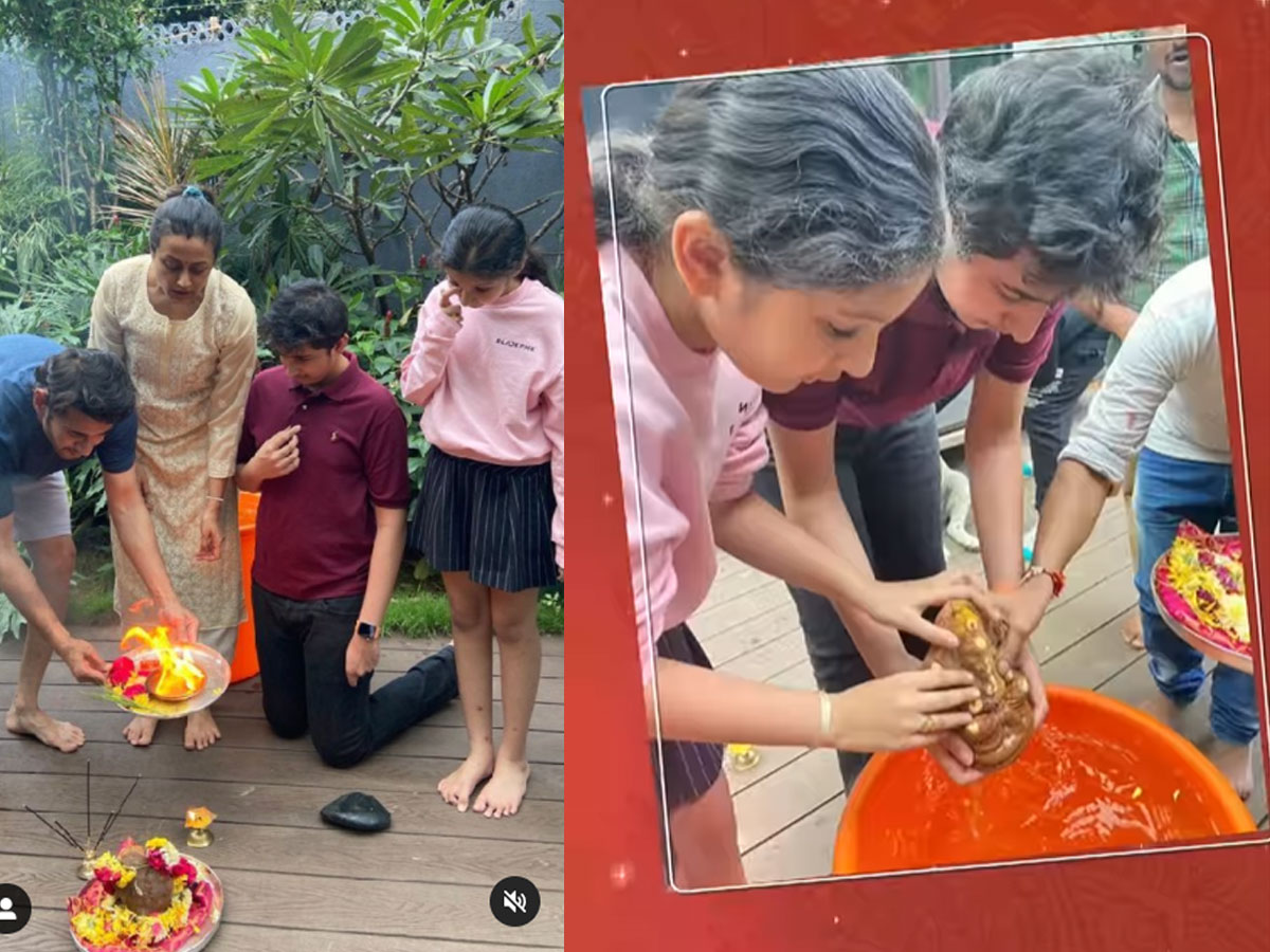 Mahesh Babu family Ganesh Chaturthi celebrations: Never a farewell