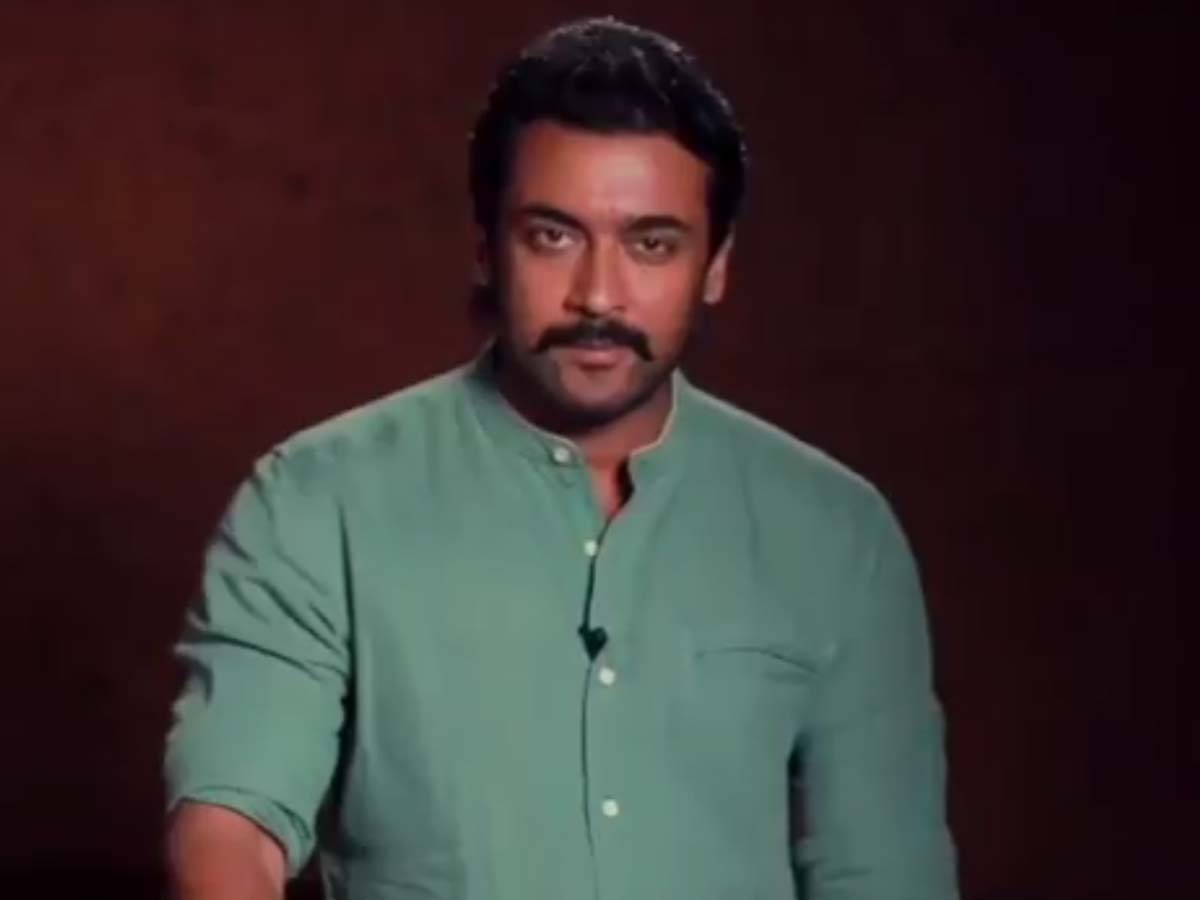 Suriya voice out for Students