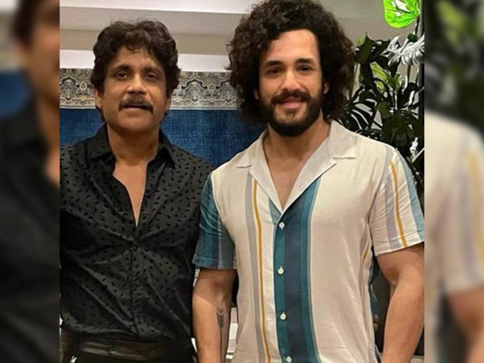 Akhil special cameo in Nagarjuna The Ghost