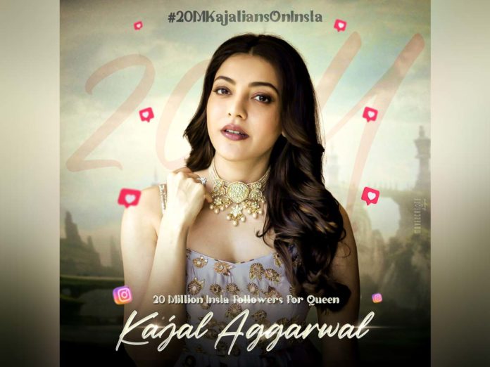 Kajal Aggarwal crosses a new milestone of 20 Million followers on Instagram