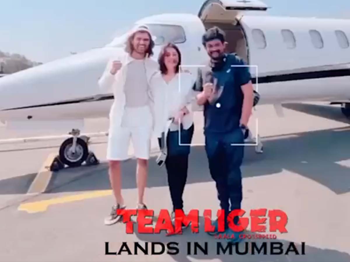 LIGER gang landed in Mumbai for next schedule
