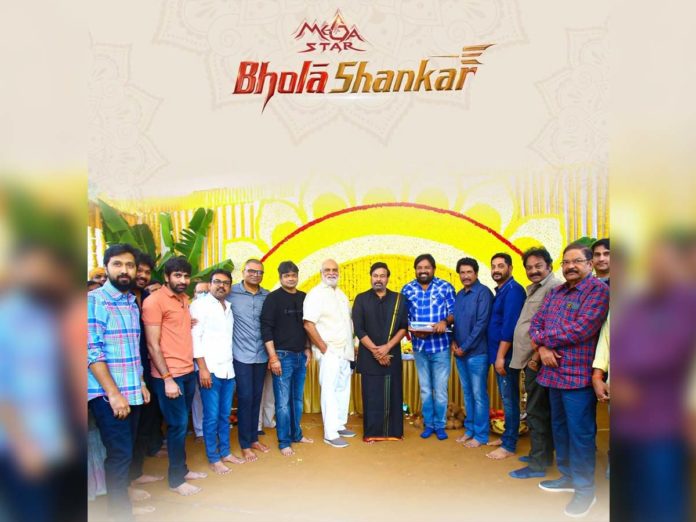 Bholaa Shankar Launched with a Grand Pooja ceremony