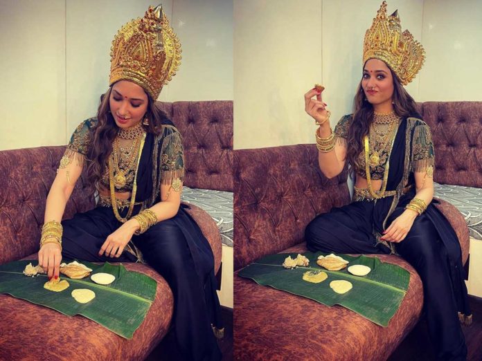 Tamannah Bhatia I feel like a goddess when I eat on a banana leaf