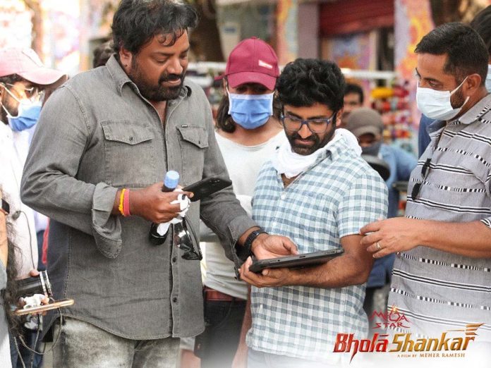 Chiranjeevi as Bholaa Shankar completes stylish fight Sequence and a grand Song