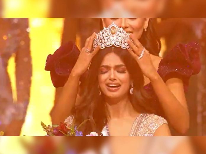 Harnaaz Sandhu from India crowned Miss Universe 2021