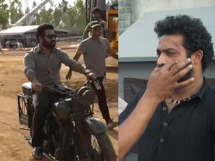 Jr NTR shares a video from RRR sets