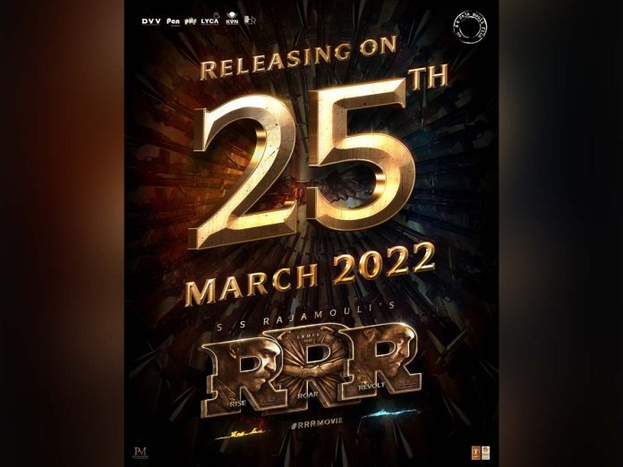 Official RRR release on 25th March finalized