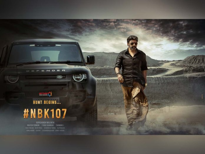 Balakrishna First look poster from NBK107 : Representing Lion