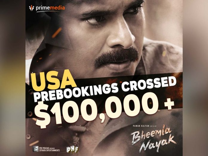 Sensational Start to USA Pre-Bookings for  Bheemla Nayak: Crossed $100 K