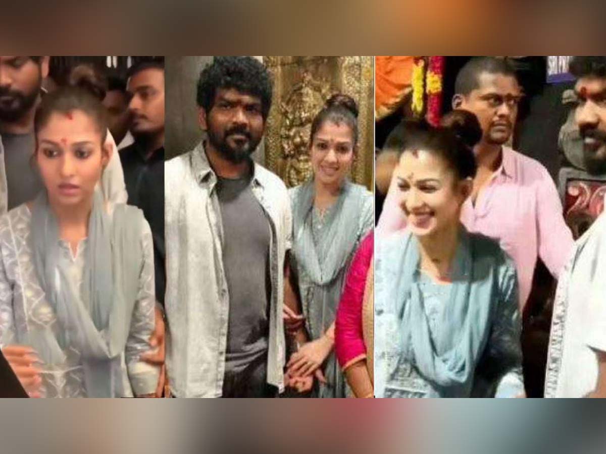 Nayanthara sindoor on her forehead! Her pics with Vigesh Shivan viral