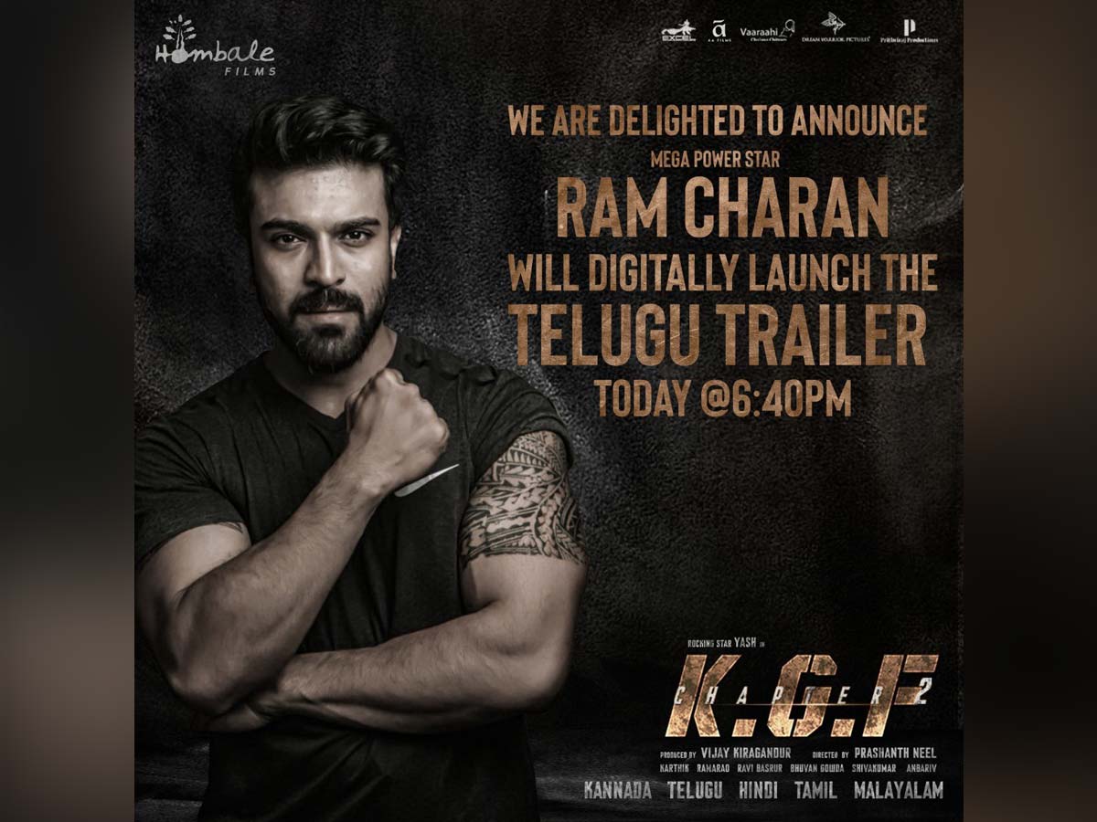 Ram Charan connection with KGF 2