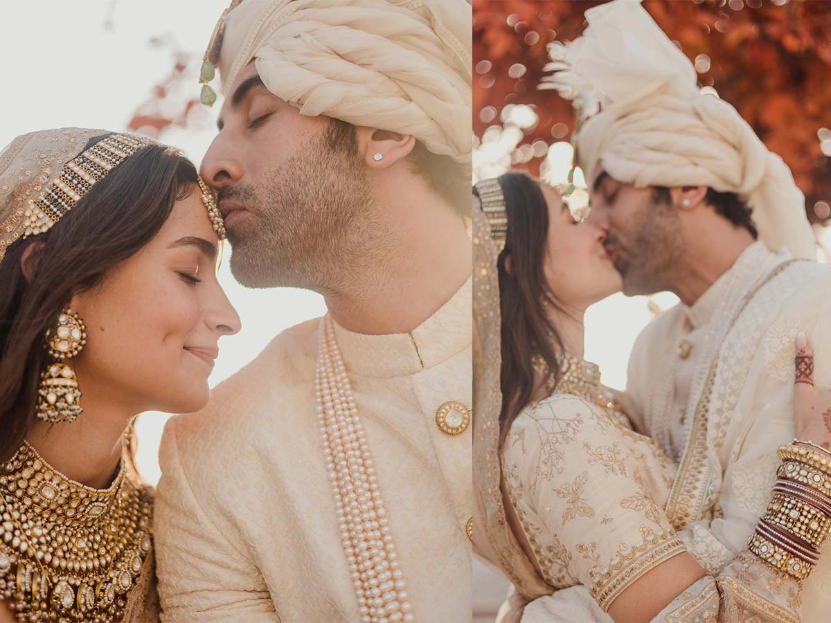 Alia Bhatt and Ranbir Kapoor tie knot in mumbai - viral pics of their wedding
