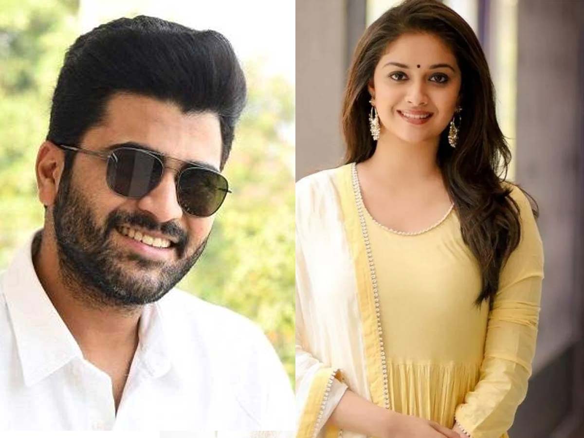 Keerthy Suresh as a mother with Sharwanand