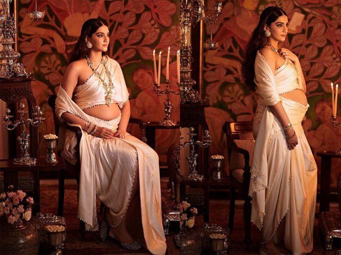 Pregnant Sonam Kapoor gives off Goddess vibes