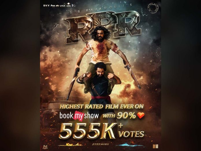 RRR becomes most rated film