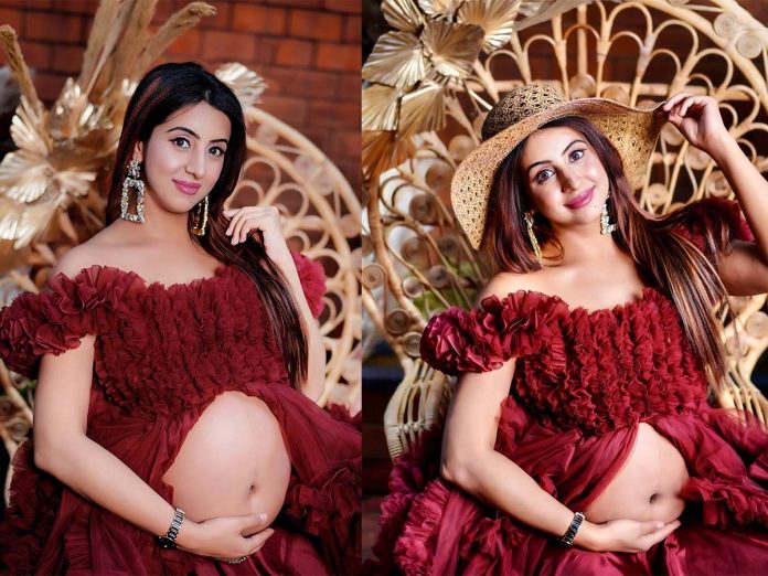 Sanjjanaa Galrani shares photos of maternity photoshoot & writes, I enter in final month of pregnancy