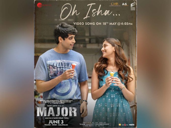 Oh Isha Video Song from Major to be out on this date