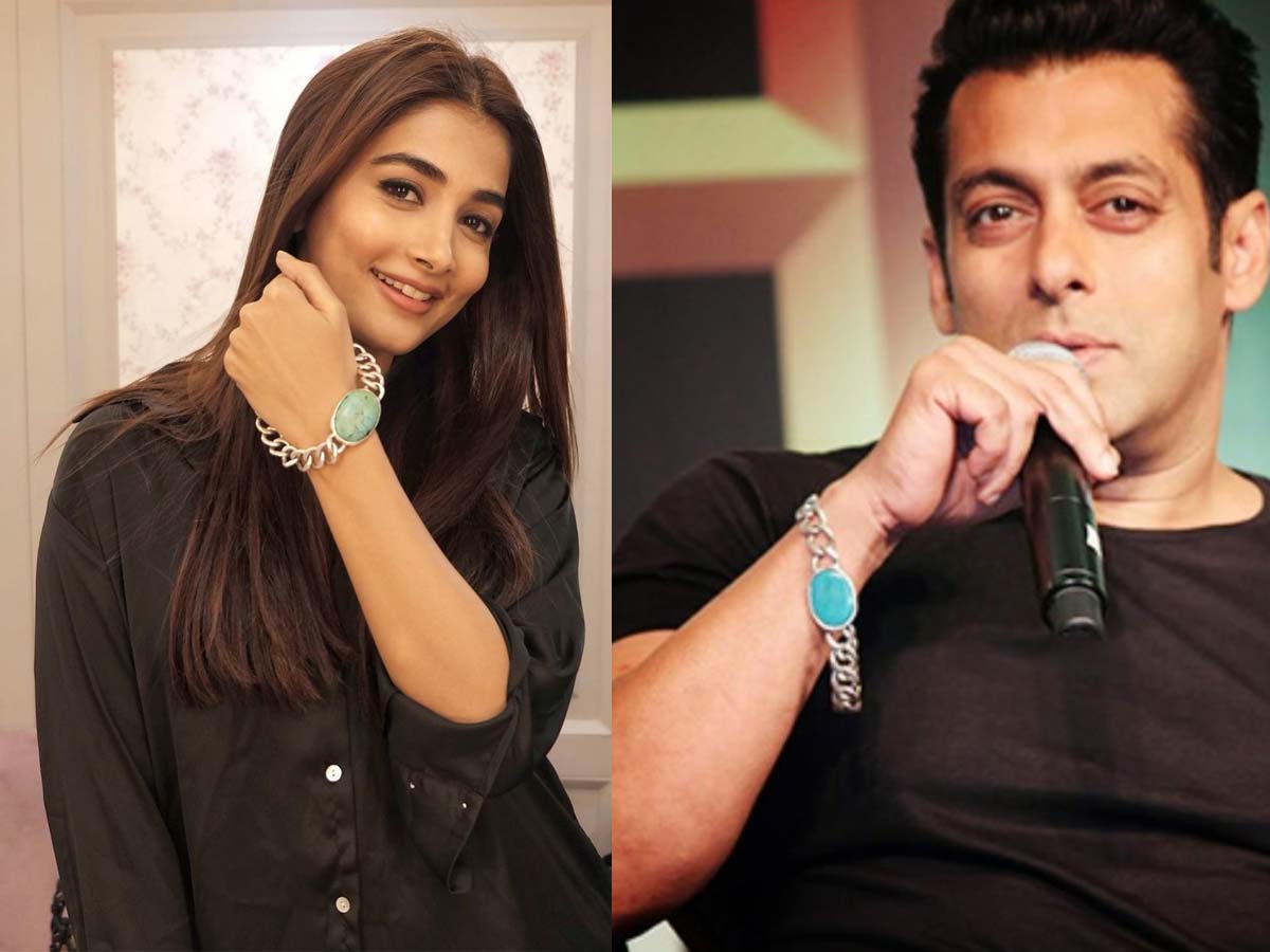 Pooja Hegde flaunts Salman Khan signature bracelet