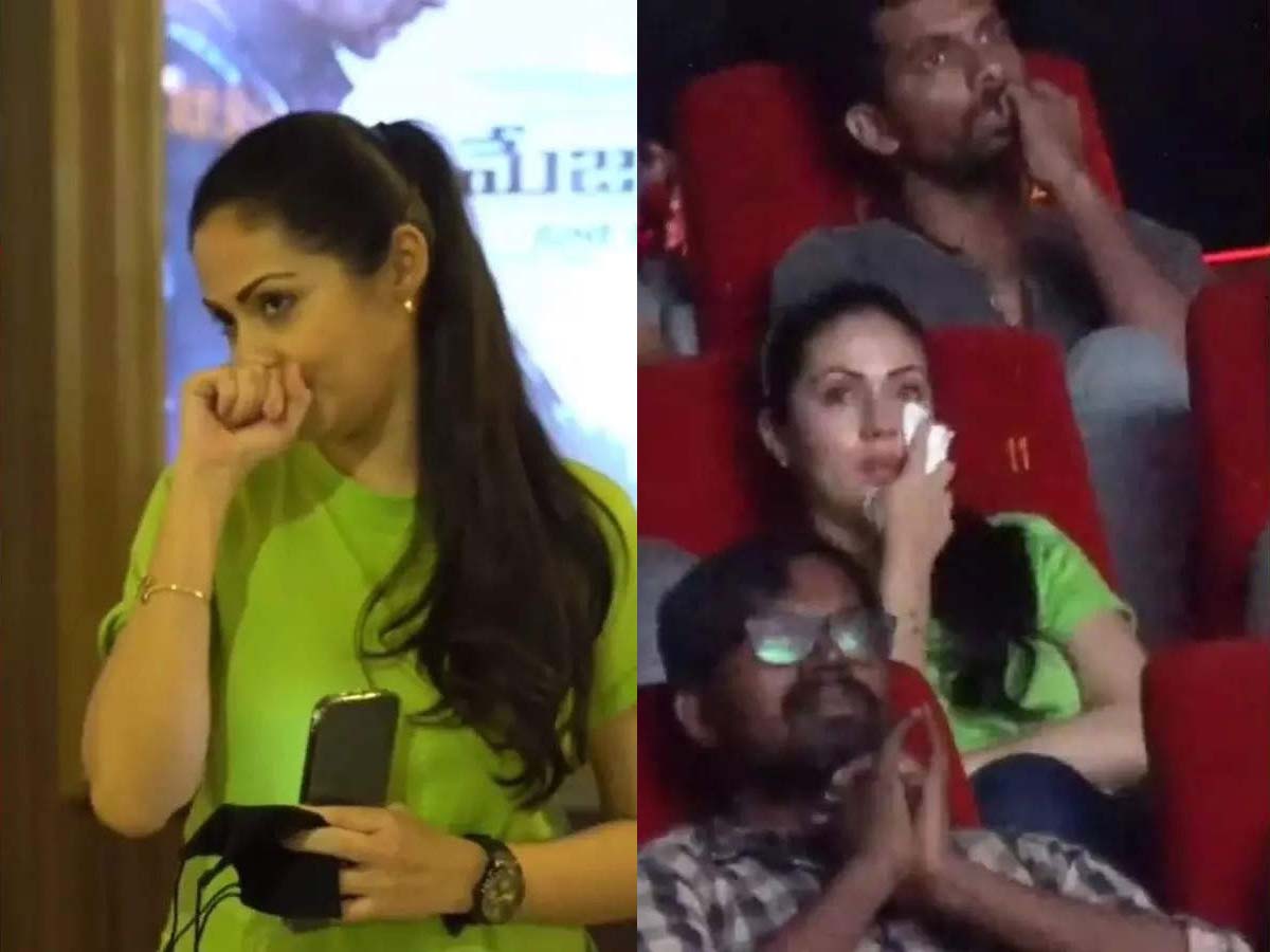 Actress Sadha cries after watching Major