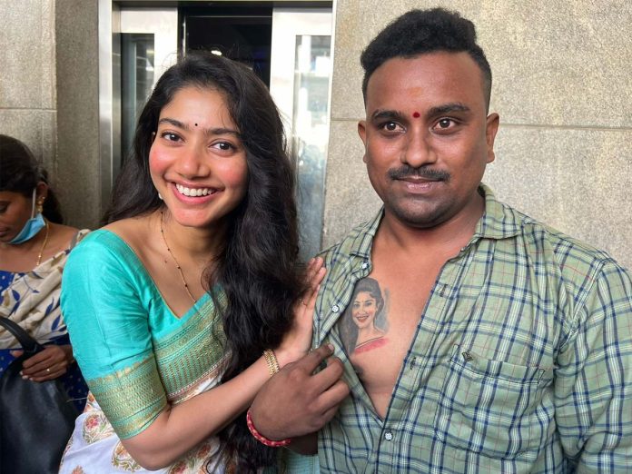 Fan gets Sai Pallavi tattoo on chest
