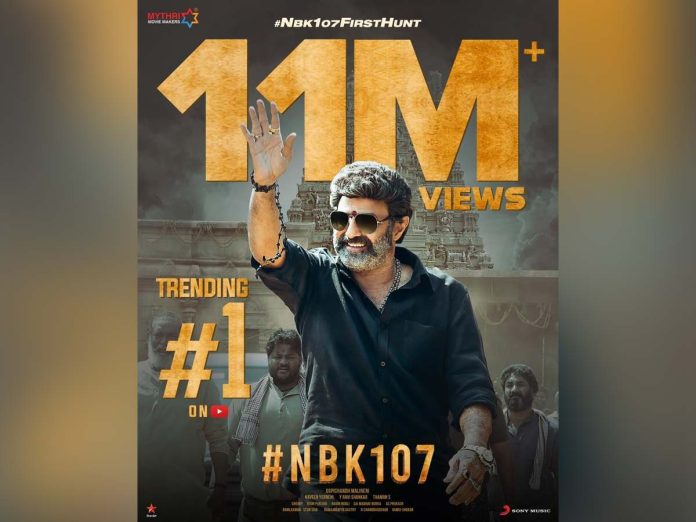 NBK107 First Hunt Trending no 1 on YouTube with 11M+ views