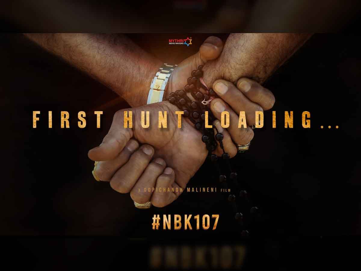 NBK107 First Hunt loading for Balakrishna fans
