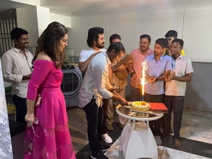 Ram Charan and Upasana celebrate driver birthday