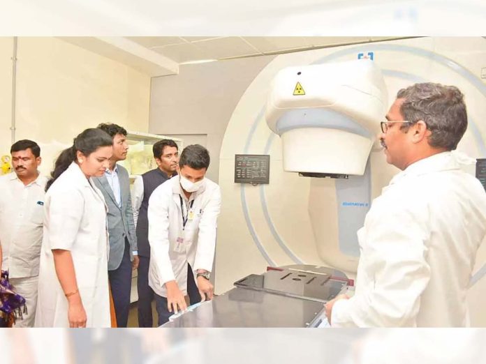 Health Minister Vidadala Rajini launches cancer screening kits in Vizag