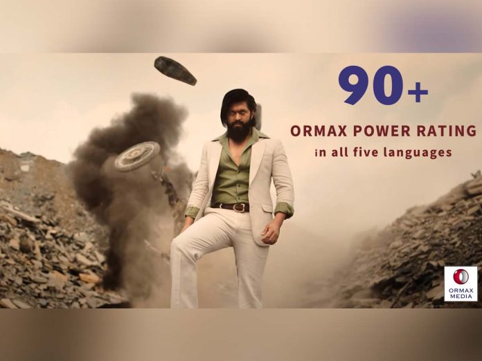 KGF 2 emerges as first-ever film to score 90+ on OPR