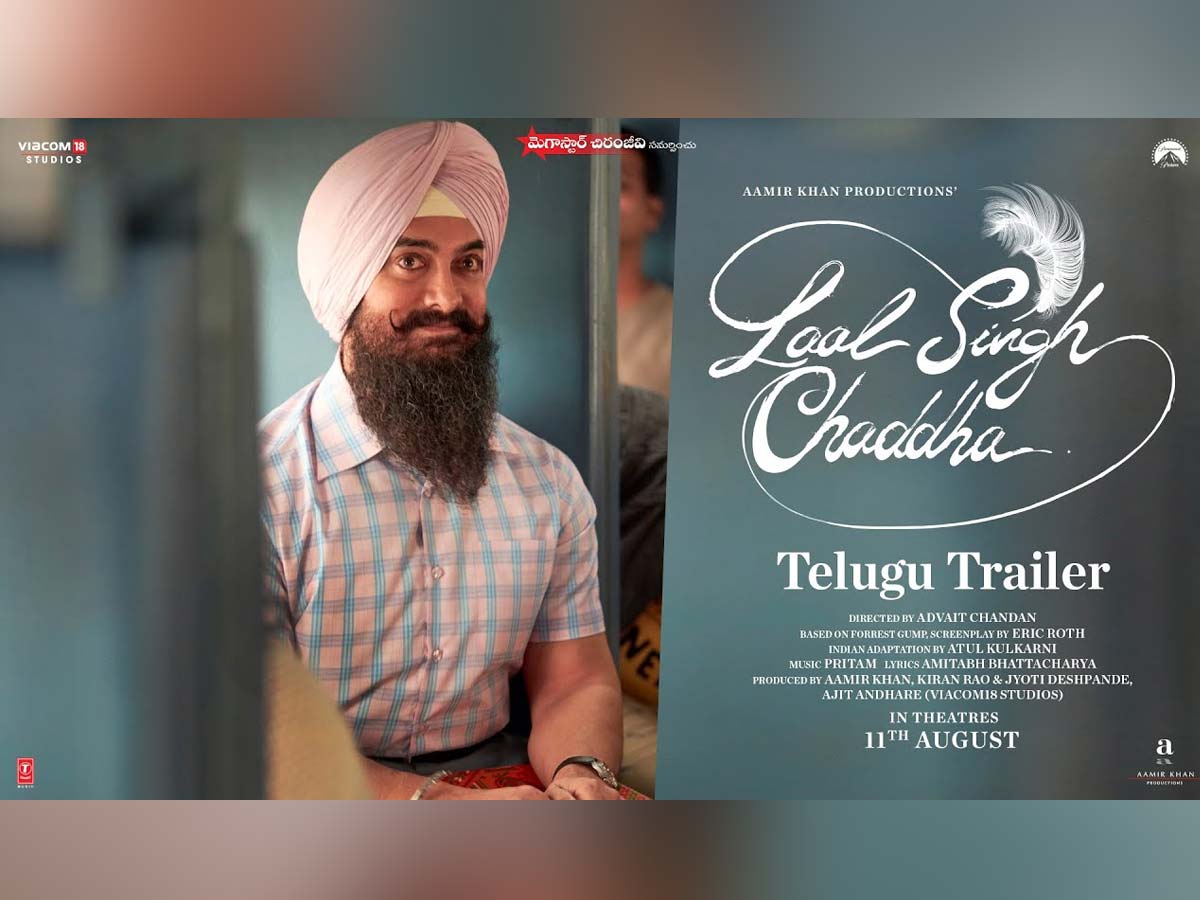 Laal Singh Chaddha Telugu trailer: Engaging