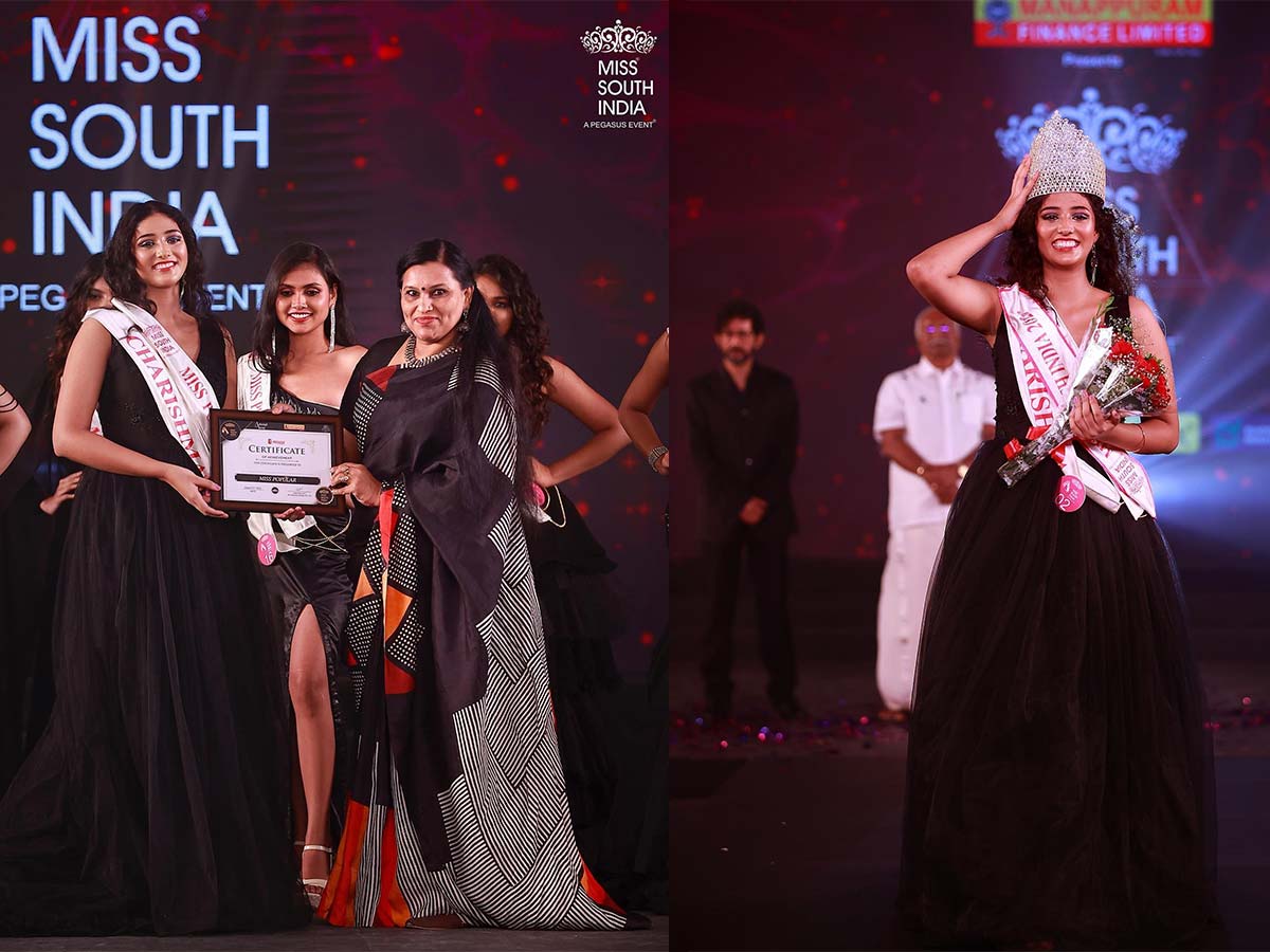 Charishma Krishna from Vizag becomes Miss South India 2022