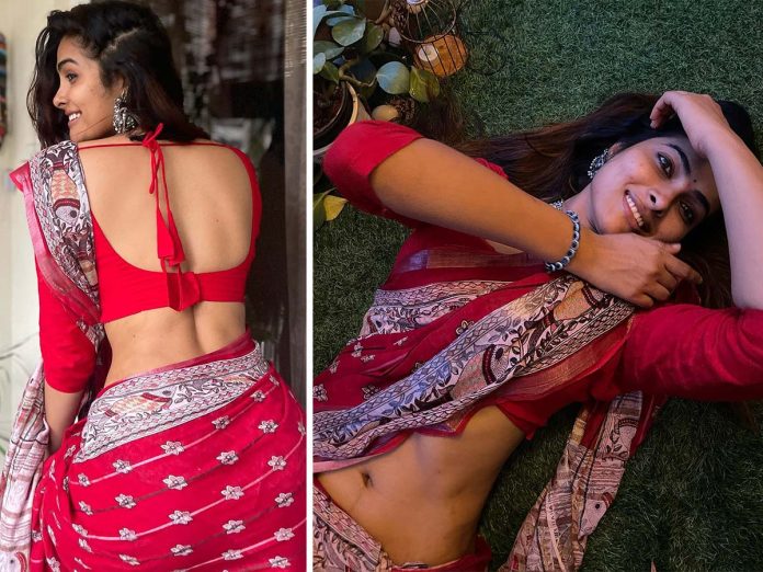 Pic Talk: Actress Divi's sensual treat in saree