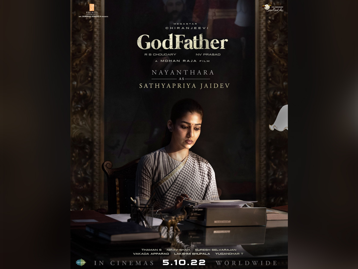 GodFather introduces Nayanthara as Sathyapriya Jaidev