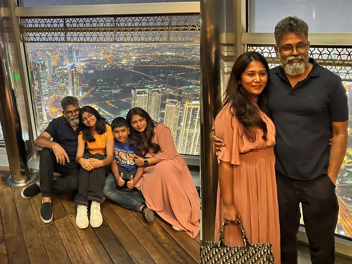 Sukumar with wife Thabitha shines in the day and glows in night