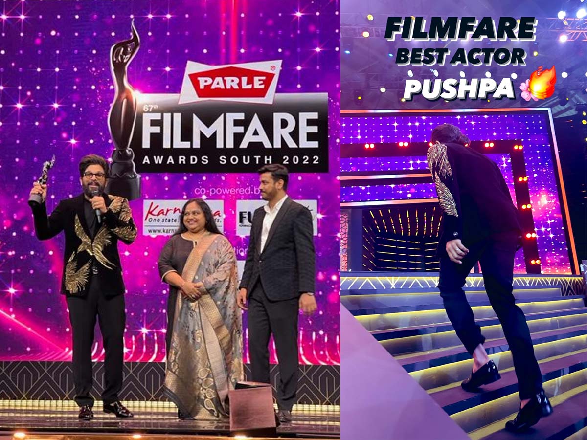 Allu Arjun's thankful tweet about Pushpa's victory at Filmfare going viral 