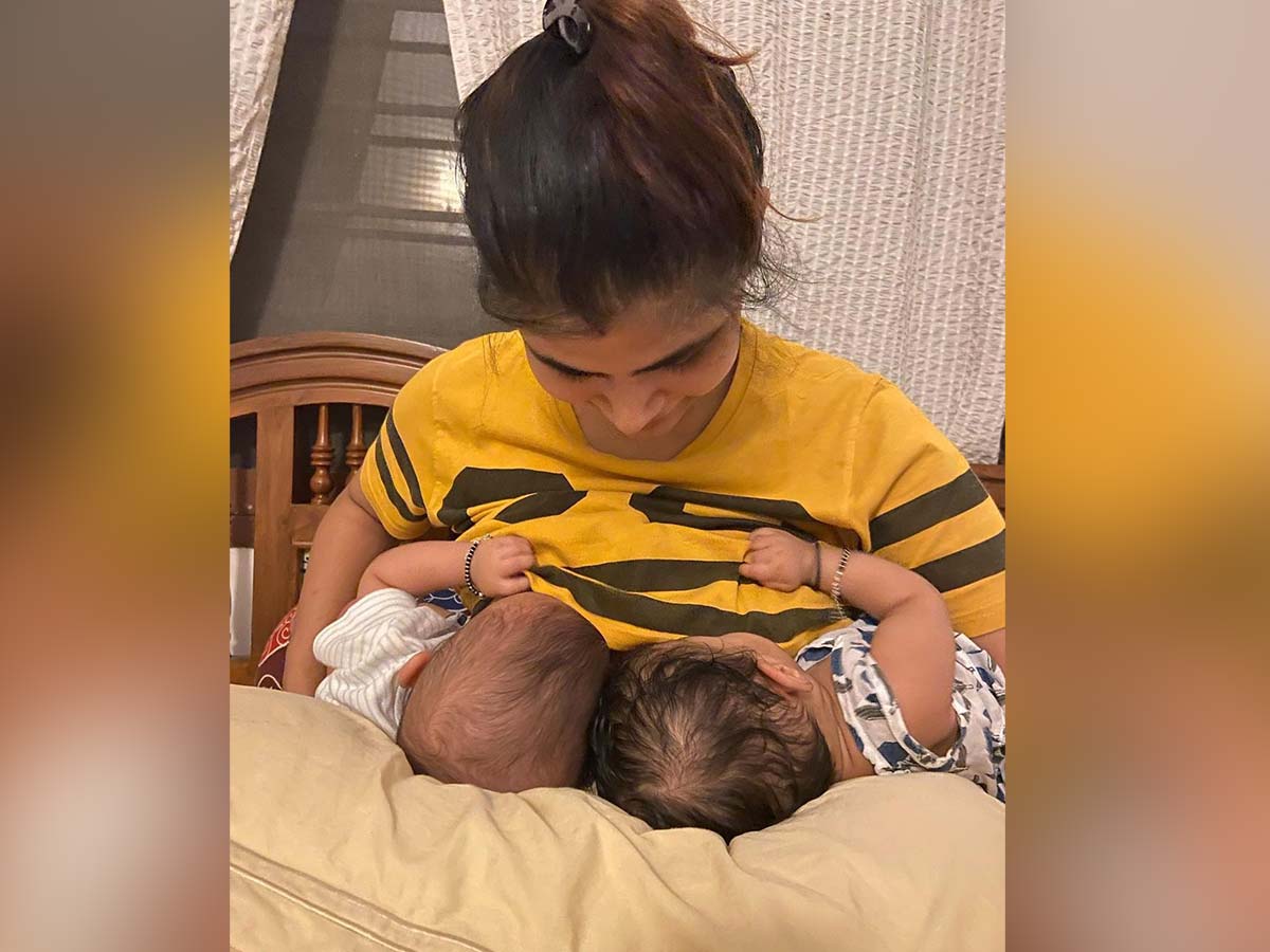 Chinmayi Sripaada Sivagami moment: Her breastfeeding photo to Twins goes Viral