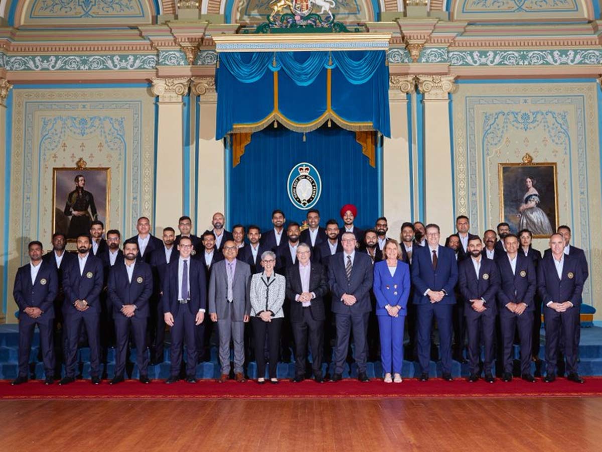 Team India meets Governor of Victoria ahead of T20 WC