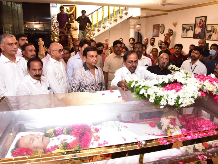 CM KCR plans for Krishna's last rites with state honours