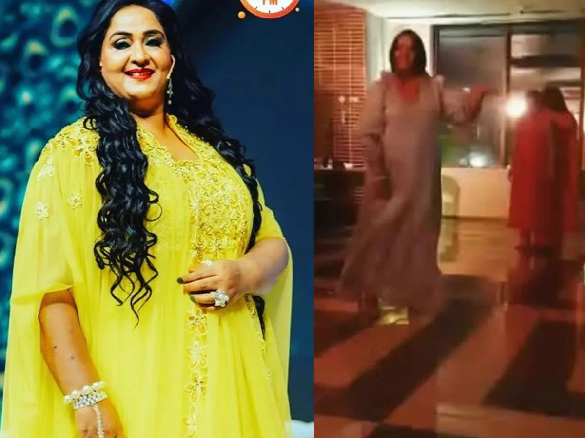 Chiranjeevi and Venkatesh are impressed with Radha's dance.. Video goes viral..!