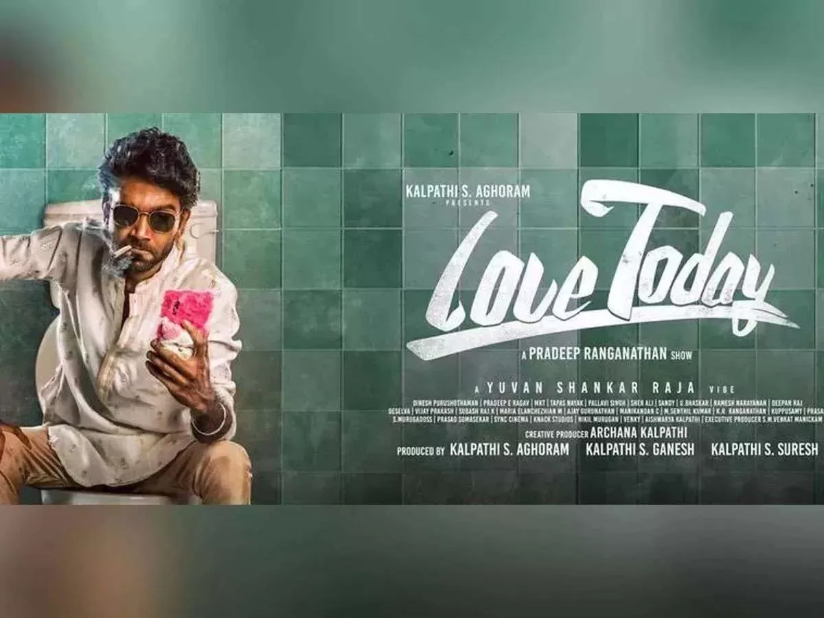 Love Today 5 days Telugu states Box office Collections