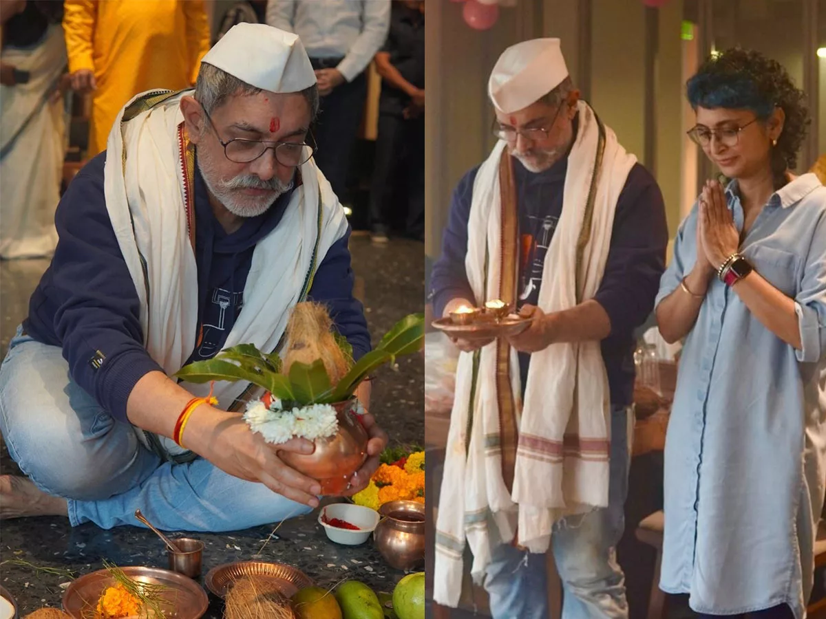 Aamir Khan spotted with tilak on forehead, performed Kalash Pooja, massively trolled